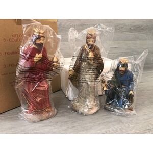Avon Wiseman Nativity Set of 3 Christmas Collectible Figurines Made in China